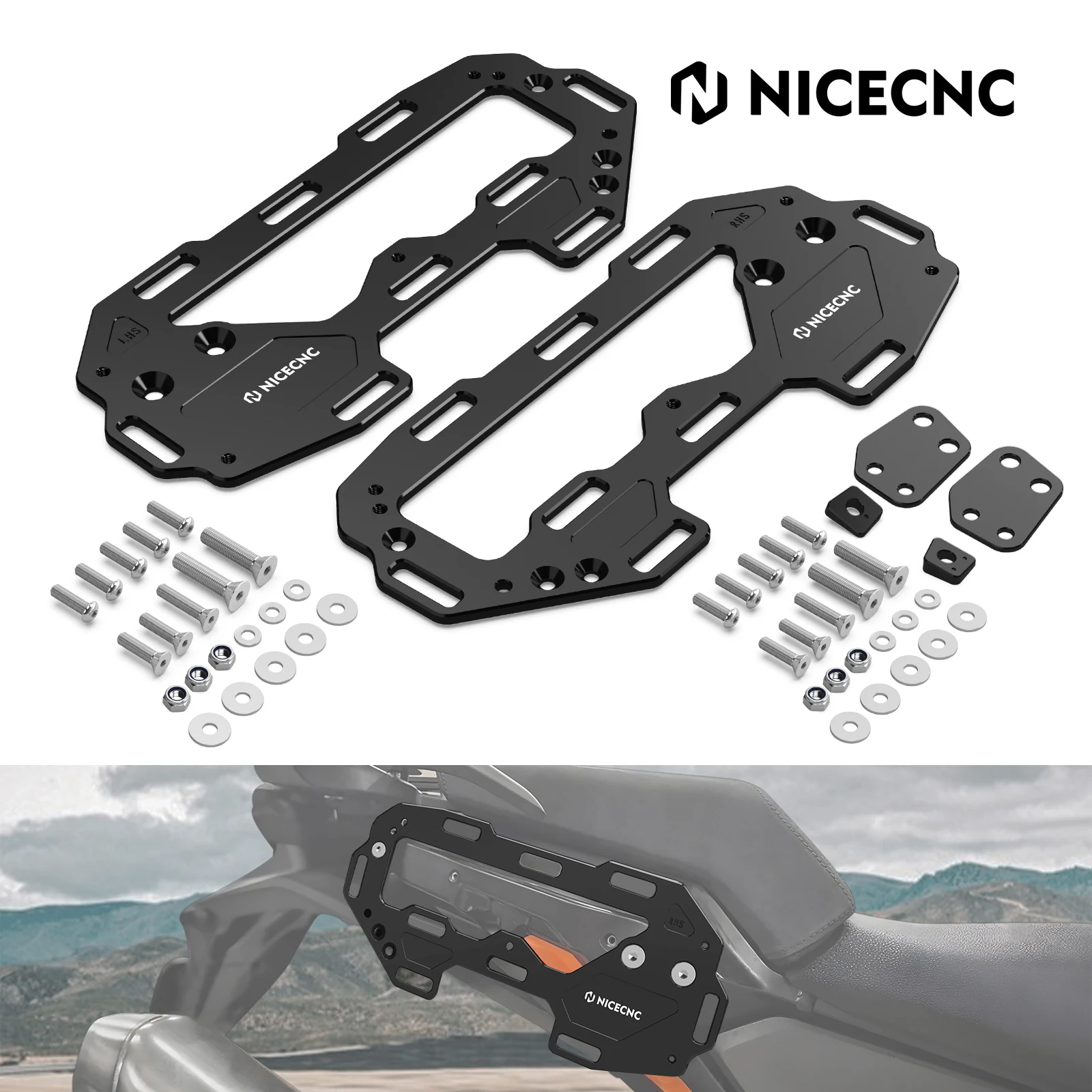 

For KTM 1290 SAS SAR Luggage Side Rack Brackets Motorcycle Saddlebag Side Carrier for KTM 1290 Super Adventure R/S 2021-2023