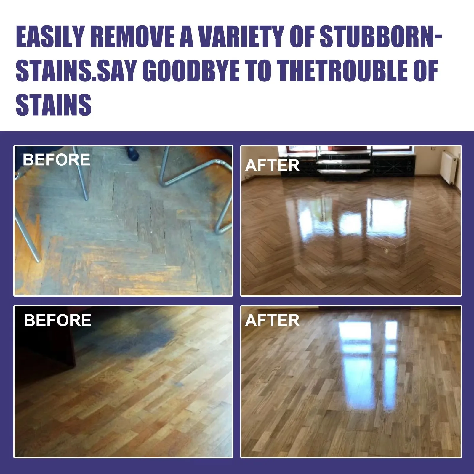 Floor Cleaner Liquid Wood Floor Brightening Tile Stain Remover Polishing Floor Scratch Decontamination Tile Cleaning Solution