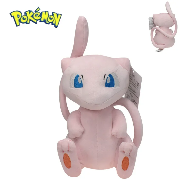 Mew Plush Doll Kawaii Cartoon Go dex Mew Plush Toys Pokemon Soft Stuffed Kawaii Anime Doll Pillow Birthday Gift For Kids