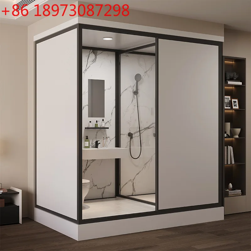 

Встроенная душевая комната Встроенный унитаз Ванная комната с отделением для сухой и влажной воды Бытовая