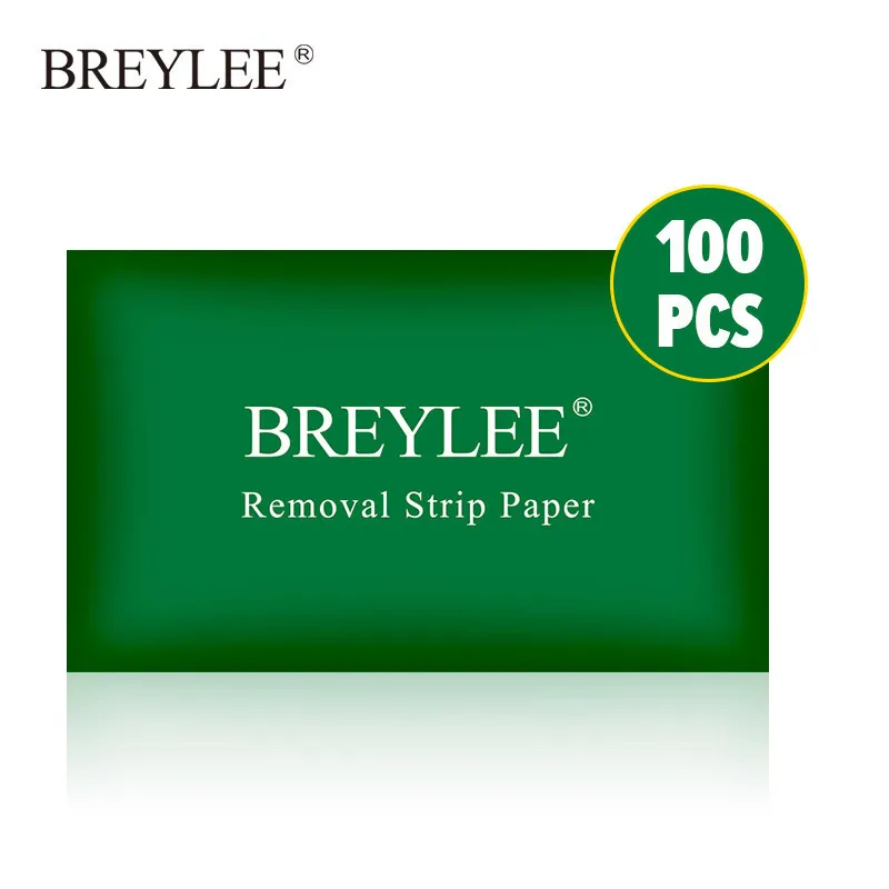 BREYLEE 100 Pcs Removal Strip Paper For Nose Mask Tear Off Paper Skin Care Tool