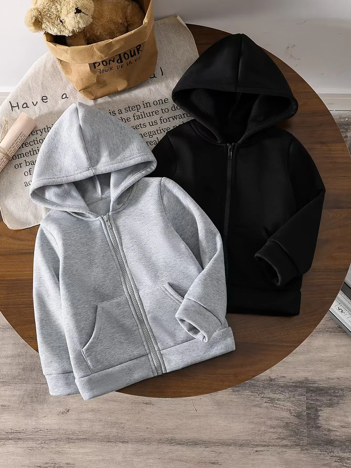 عارضة بنين بنات هوديي سستة ملابس خارجية طويلة الأكمام في سن المراهقة مقنعين البلوز ربيع الخريف مدرسة أطفال قمم ملابس رياضية