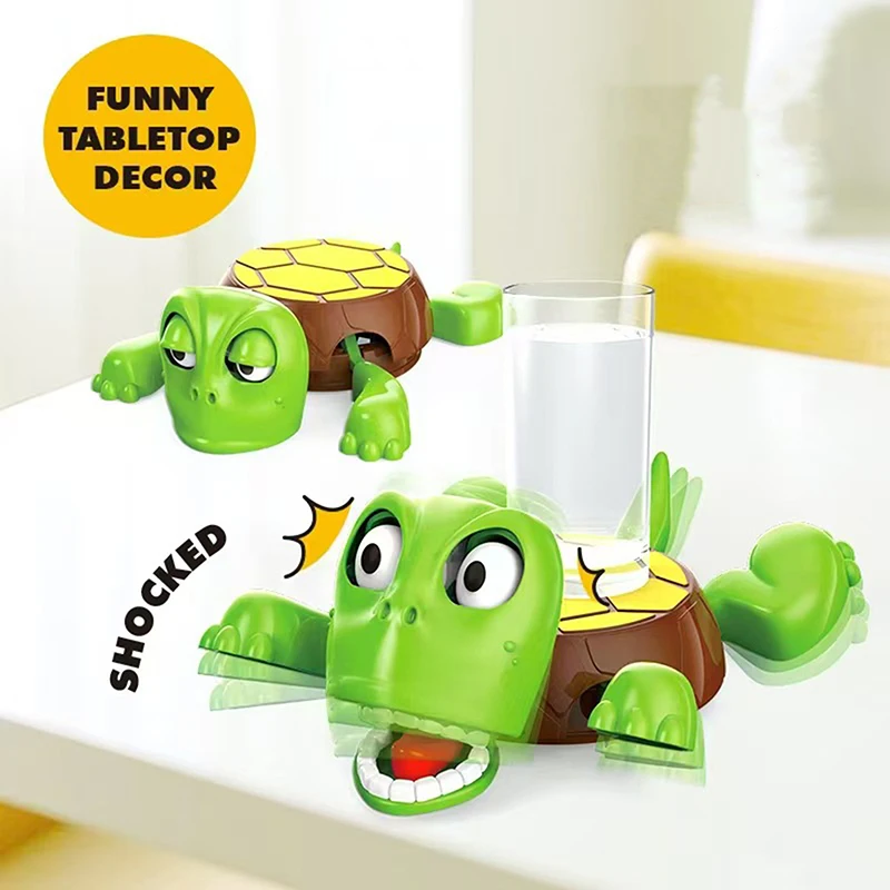 

3D Printed Turtle Coasters With Funny Expression When You Put A Glass On His Back Fully Colored Gag Gift For A Turtle Or Tortois