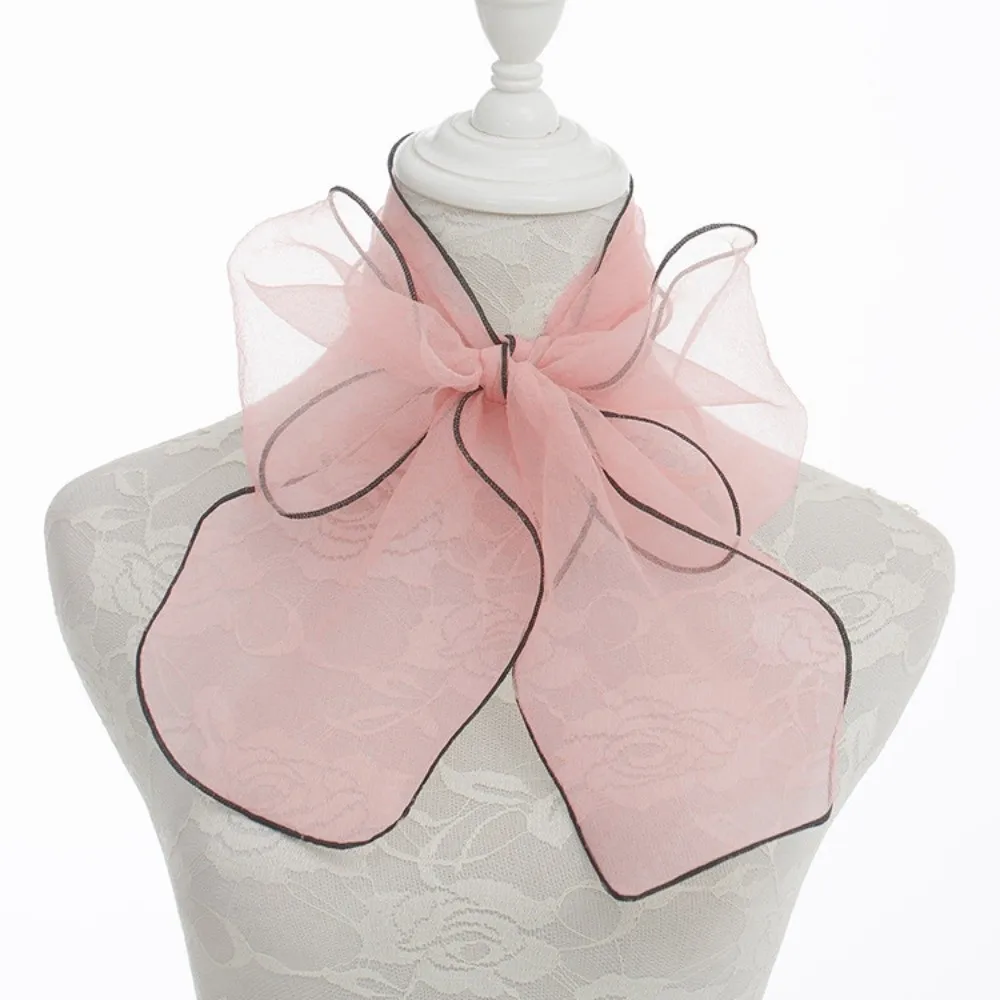 

Fashion 140cm Women's Silk Scarf Solid Color Soft Handkerchief Head Scarfs Spring Summer
