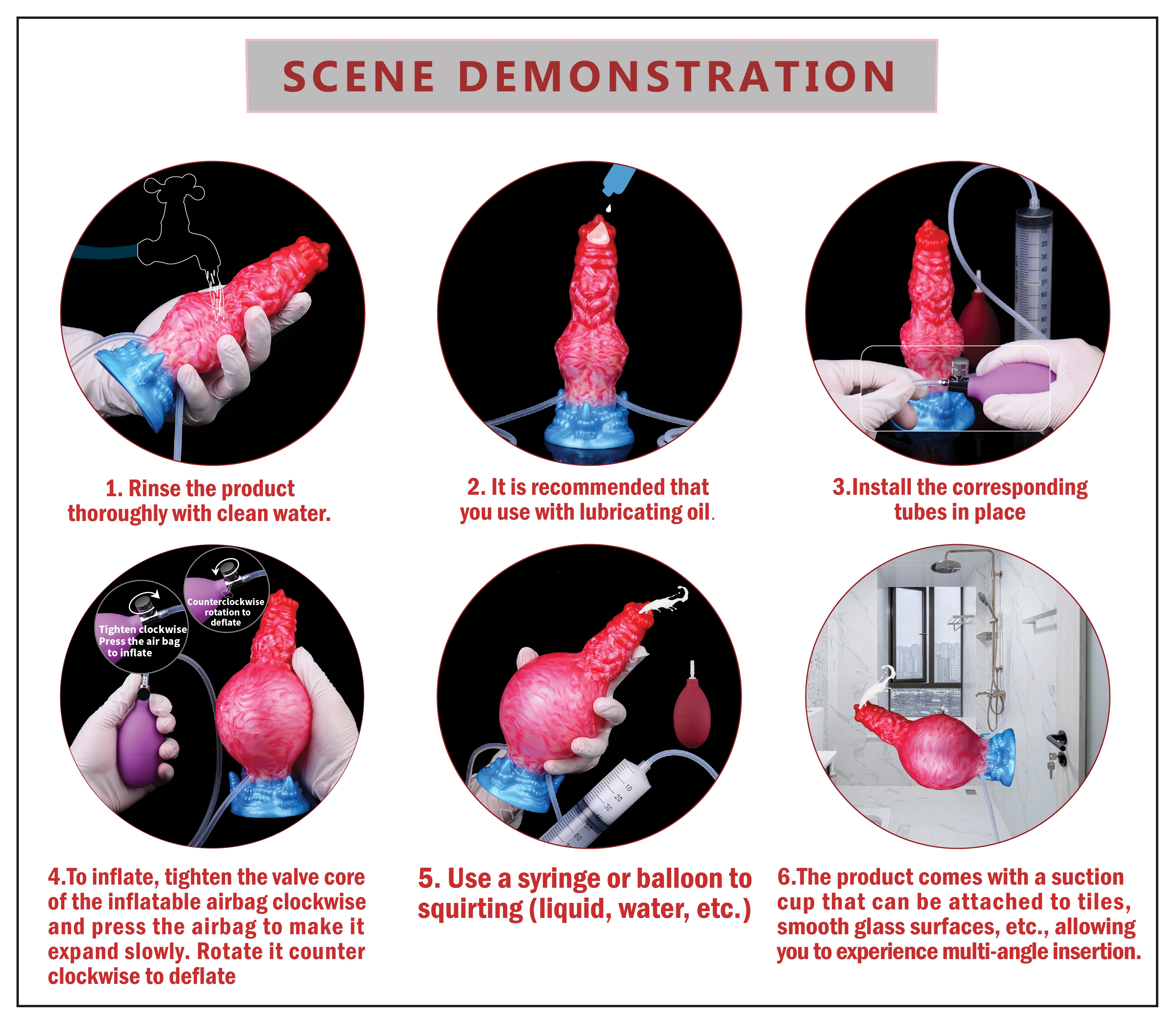 NNSX-Gode en silicone avec nœud de loup pour adulte, jouet sexuel éducatif avec ventouse, UNIS isseur éjaculant anal, monstre SLaura iting, chien, 6 styles