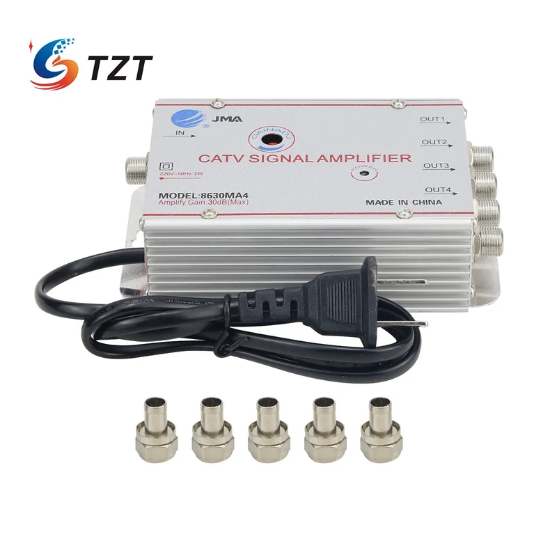 TZT 8630MA4 CATV Signal Amplifier Terrestrial Wave Enhanced Wired Digital Signal Replace SB-8830FL9