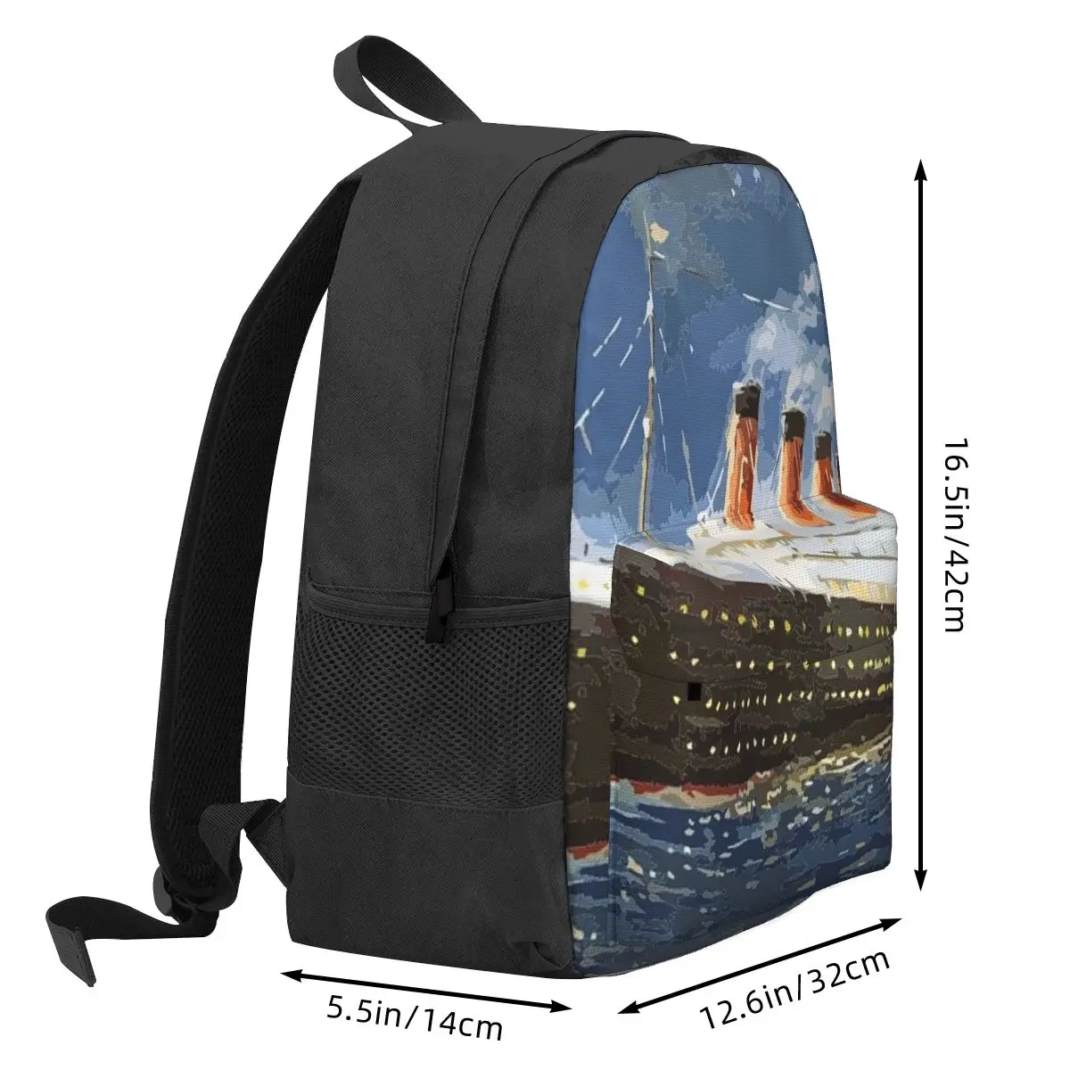 The Most Popular Ship Of All Times, Titanic. Backpack Hot Sale Daypack Large Capacity Children BookBag School Bag
