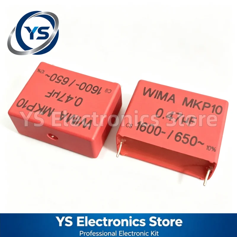 MKP10 1600V0.47UF WIMA RED  1600V474 470NF 37.5mm Film Capacitor Hi-Fi Audio Capacitors NEW and Original