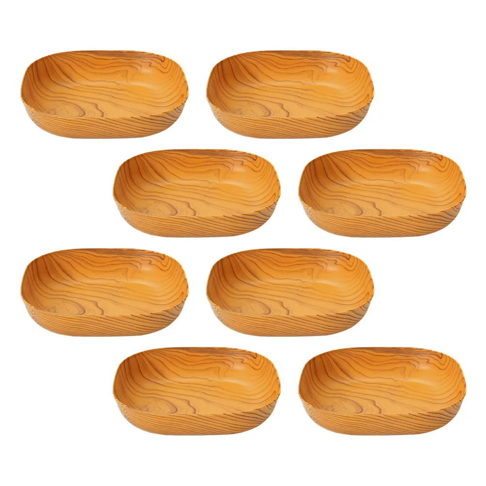 

8pcs Premium Pp Multifunction Serving Plate For Kitchen Home Party Camping Bbq Picnic Desktop Food Dish Sauce Bowl Hot Pot