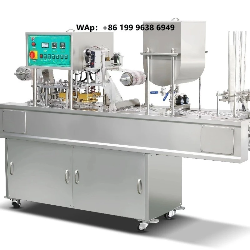 Automatic Mini Cup Sealer Yogurt Packaging Filling Sealing Machine