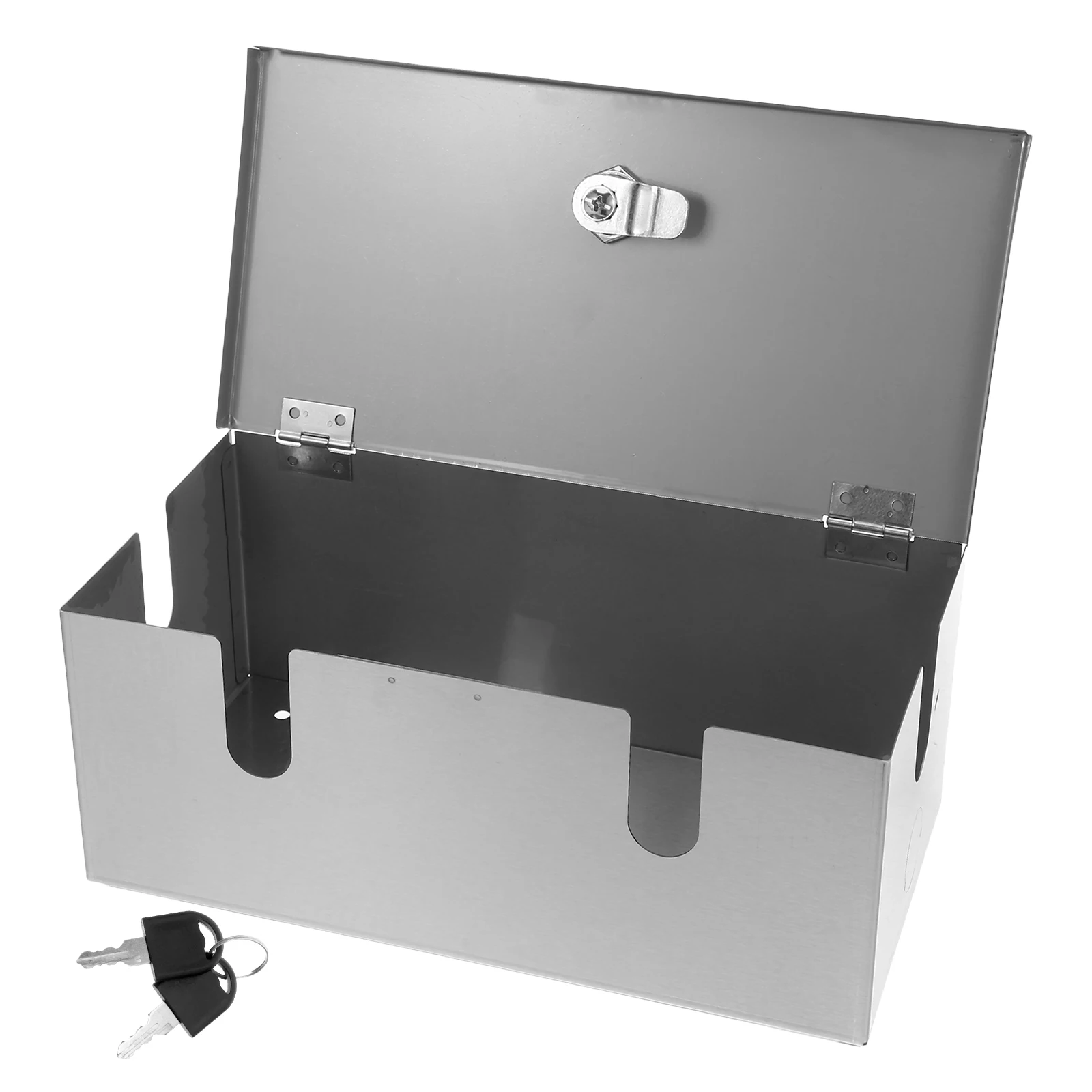 

Stainless Steel Waterproof Outlet Box Outdoor Lockable Electric Cover for Weather Resistant Protection Water Proof Outlet Box