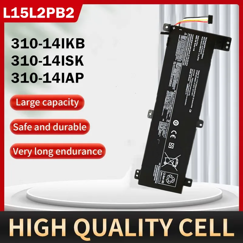 

L15M2PB2 Аккумулятор для ноутбука Lenovo IdeaPad 310-14IKB 310-14ISK 310-14IAP L15M2PB2 L15M2PB3 L15M2PB4 L15L2PB3 L15L2PB2 L15C2PB6