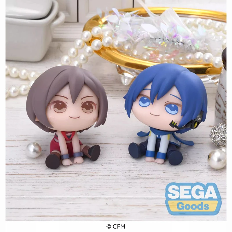 In Stock Original Genuine SEGA QyuruMe MEIKO KAITO Q Version Authentic Collection Model Animation Character Toy