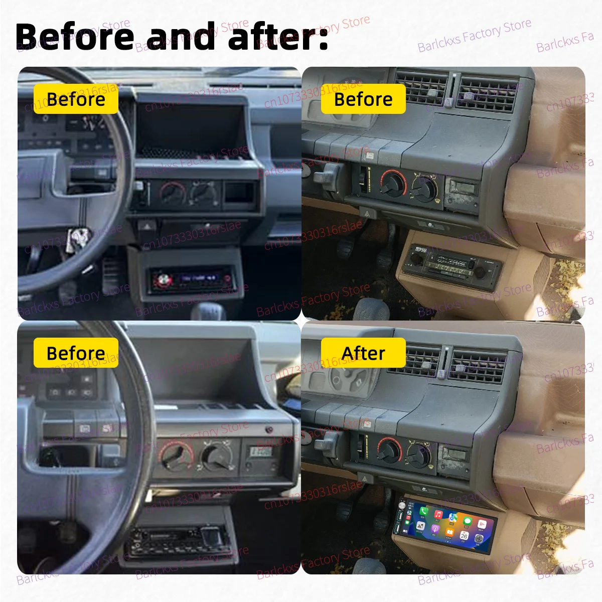 6.86 inch Screen for Renault Super 5 1984-1996 Android 1Din Car Stereo Carplay GPS Car Multimedia Autoradio Radio Head Unit view 2