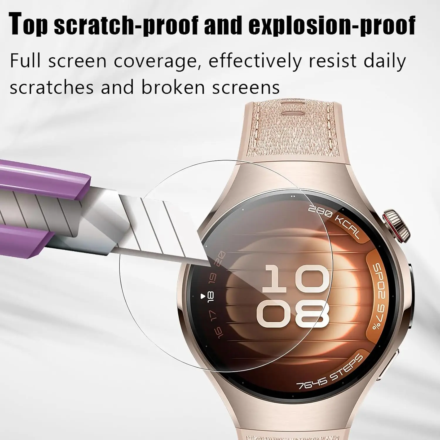 

3Pcs Screen Protector For Huawei Watch 5 42/46mm Hydrogel Films Smart Watch Bracelet Protective Screen Film