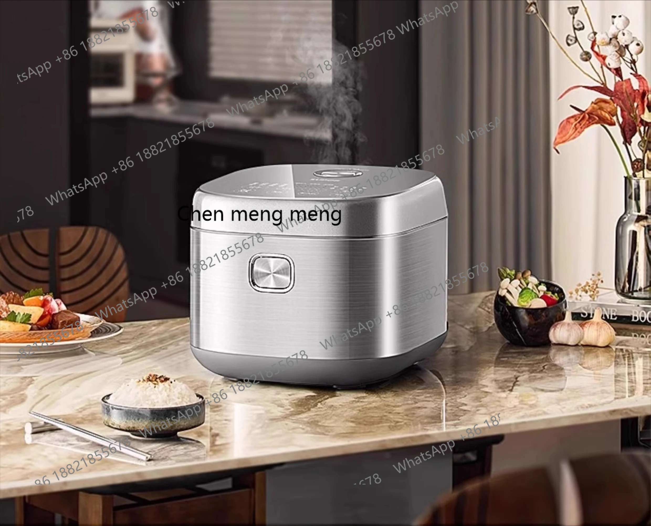 

Rice cooker, heating, large-capacity round and thick kettle, intelligent reservation household multi-function
