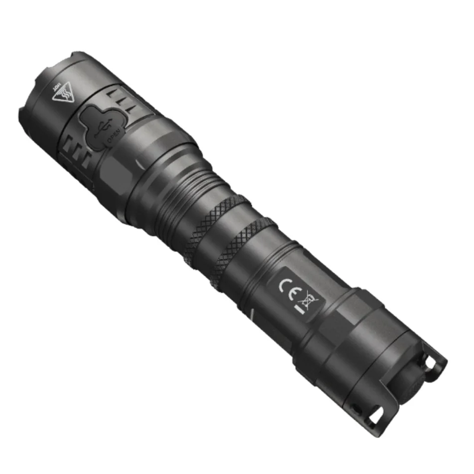 Imagem -03 - Usb-c Lanterna Led Recarregável 3000 Lumens Long Range Tactical Law Enforcement Torch Bateria 5000mah Nitecore-p23i