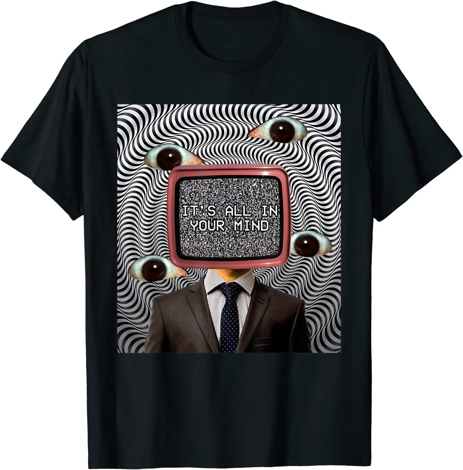 NEW LIMITED Weirdcore Aesthetic Weird Eyes Optical Illusion Oddcore T-Shirt