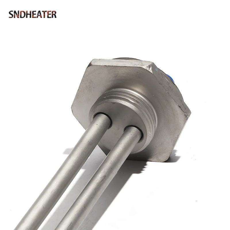 SNDHEATER G1 BSP Электрический водонагревательный элемент с резьбой 120 В 240 В 51 мм Фланец Солнечный складной трубчатый котел Нагреватель 2500 Вт 3500 Вт 4500 Вт