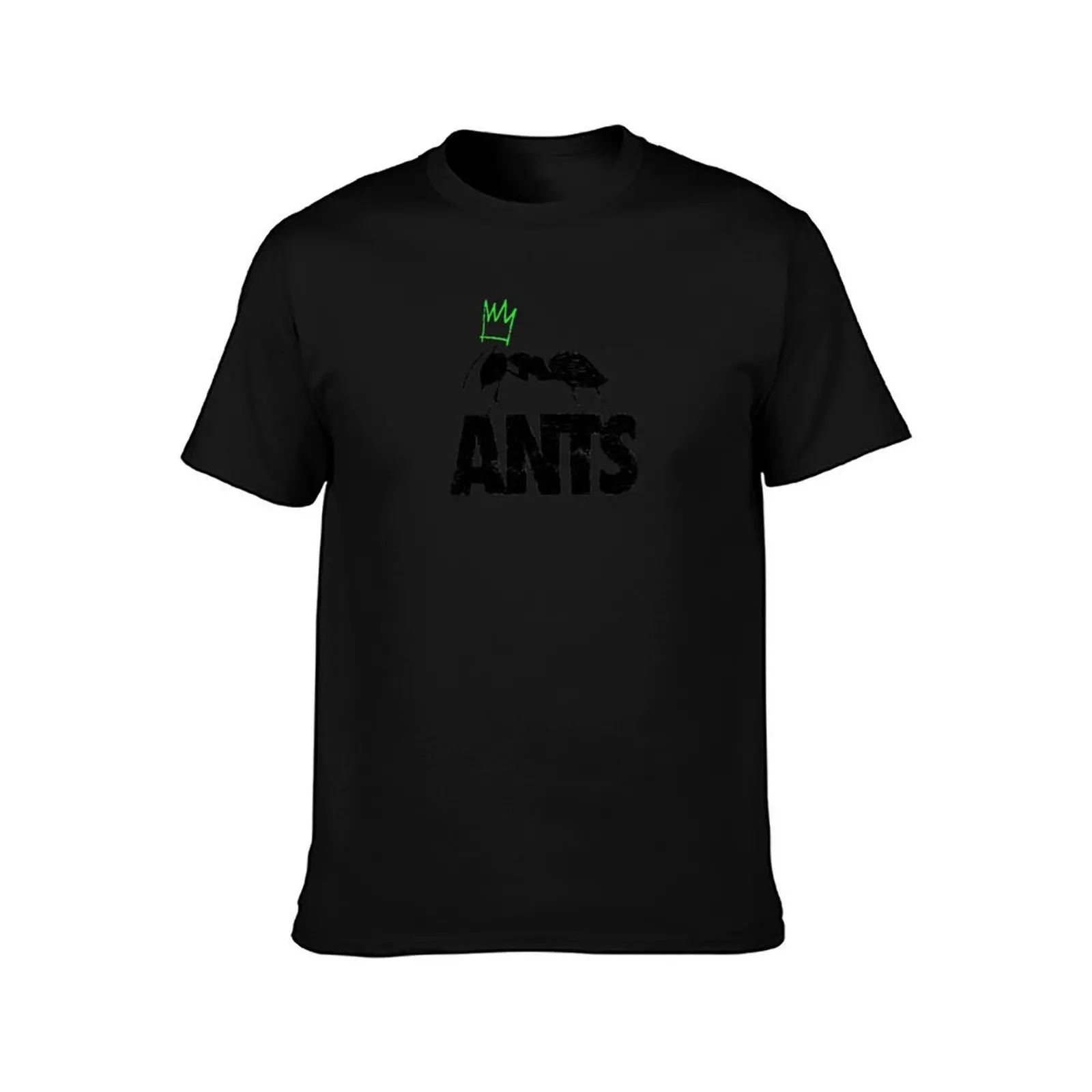 ANTS fluorescent green crown Ushua?a Club IBIZA: MODEL white and black legend Event by La French Touch T-Shirt