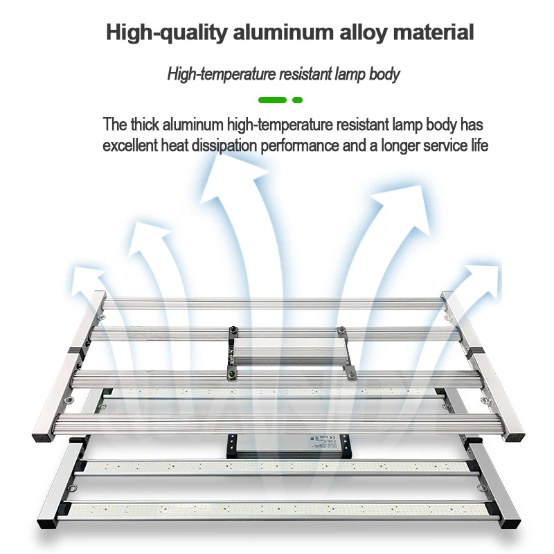 ضوء نباتي LED جديد، ضوء تكميلي للنباتات الداخلية 300 وات/400، ضوء النمو 2 × 4 قدم #4