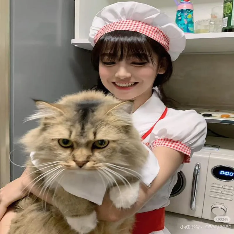

Женский костюм повара для косплея с оленьими рогами для выпечки десертов