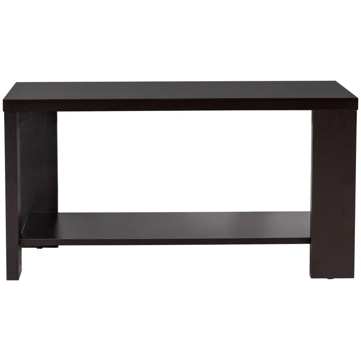 Giantex Coffee Table Rectangular Cocktail Table Wood Modern Living Room Furniture with Storage Shelf image 6