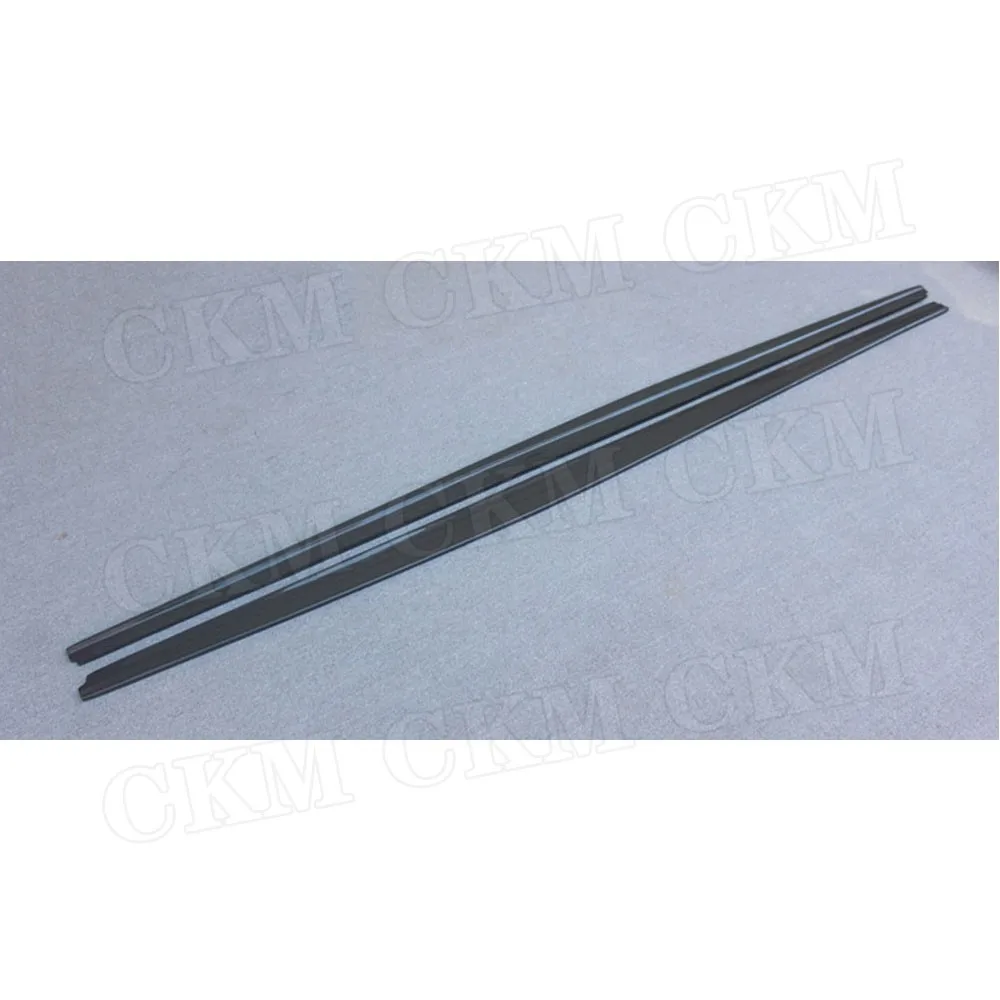 Carbon Fiber Side Skirts Aprons FRP Skid Plate Sill Mouldings Strips Car Styling Car Tuning For BMW F10 M5 Sedan 2012 - 2017 view 4