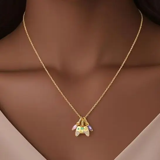 

Hot Sales 925 Sterling Silver Fun Game Console Necklace Classic Popular Chain For Women Girl Birthday Graduation Jewelry Gifts