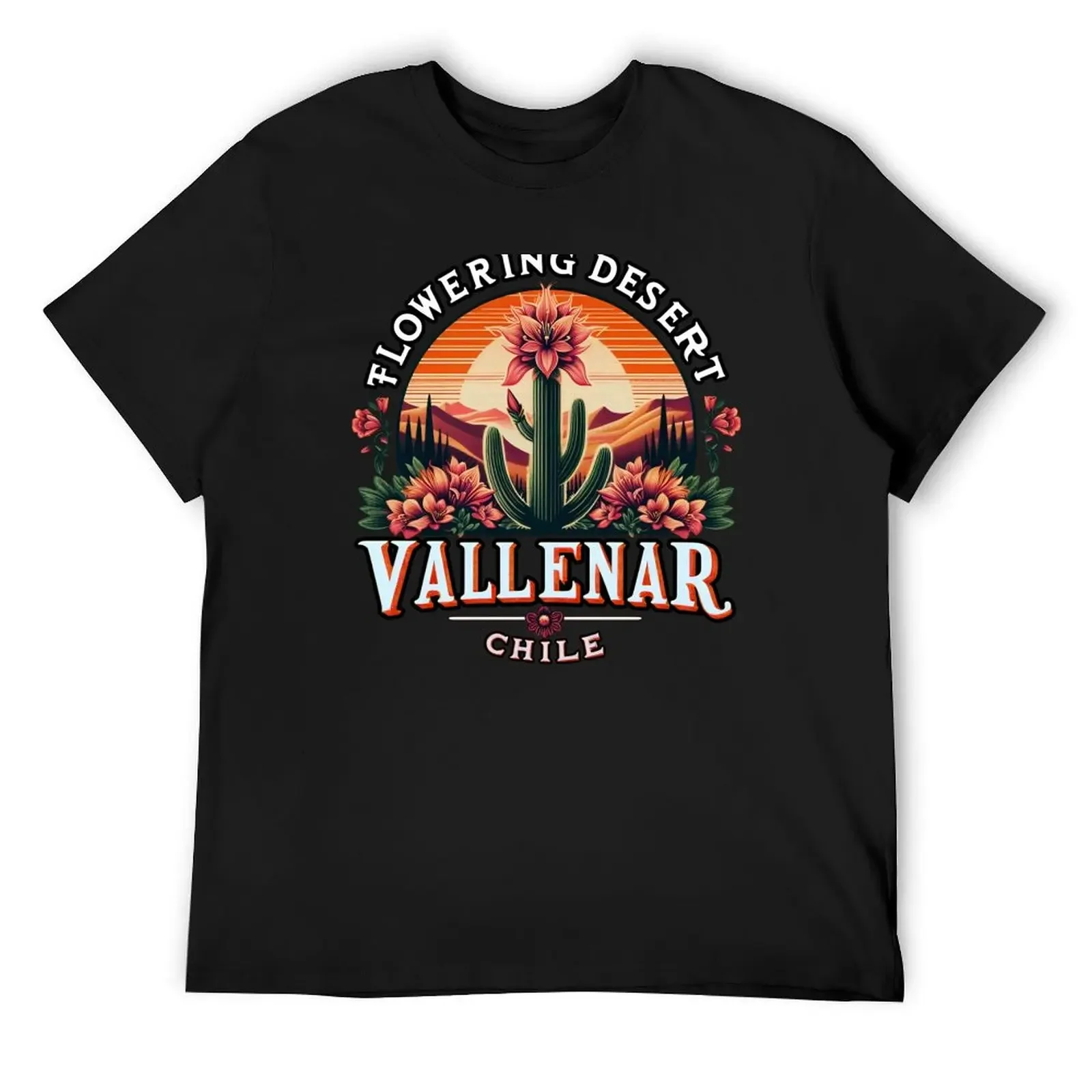 Vallenar, Flowering Desert, Atacama, Chile T-Shirt animal prinfor boys graphic tee shirt vintage anime shirt luxury clothes men