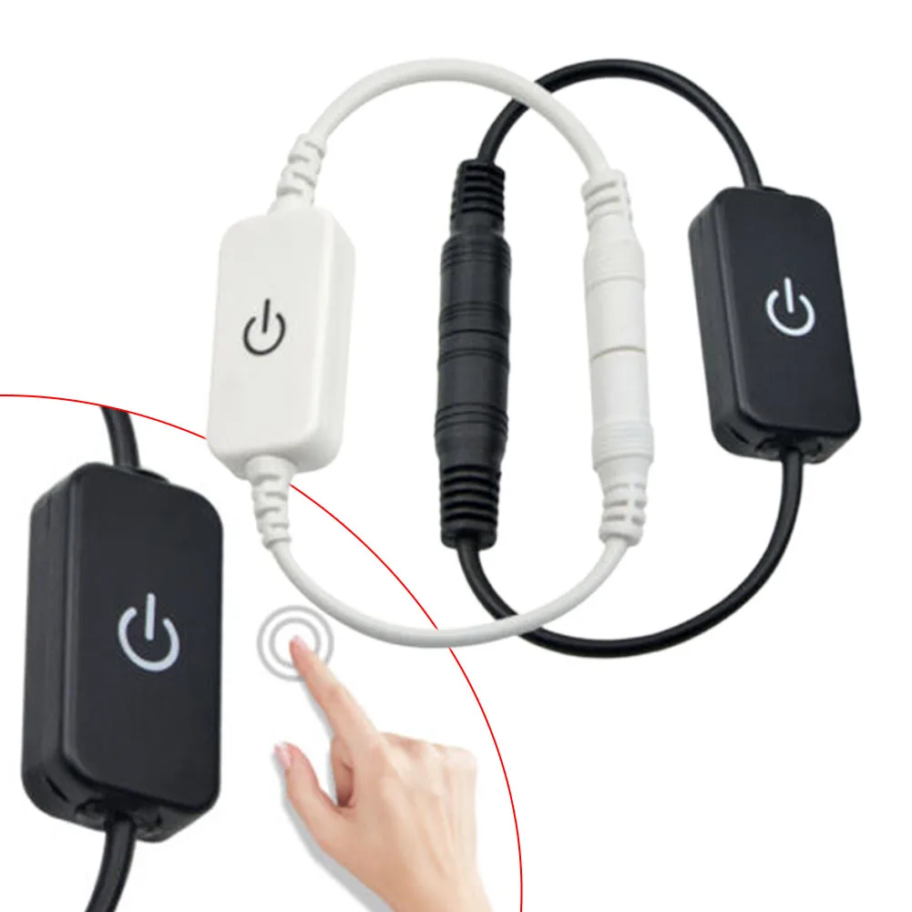 Switch Touch Sensor Switch Car Lights 1pc Black DC 12V-24V Dimmable Dimmer LED Lights Sensor Strip Touch White
