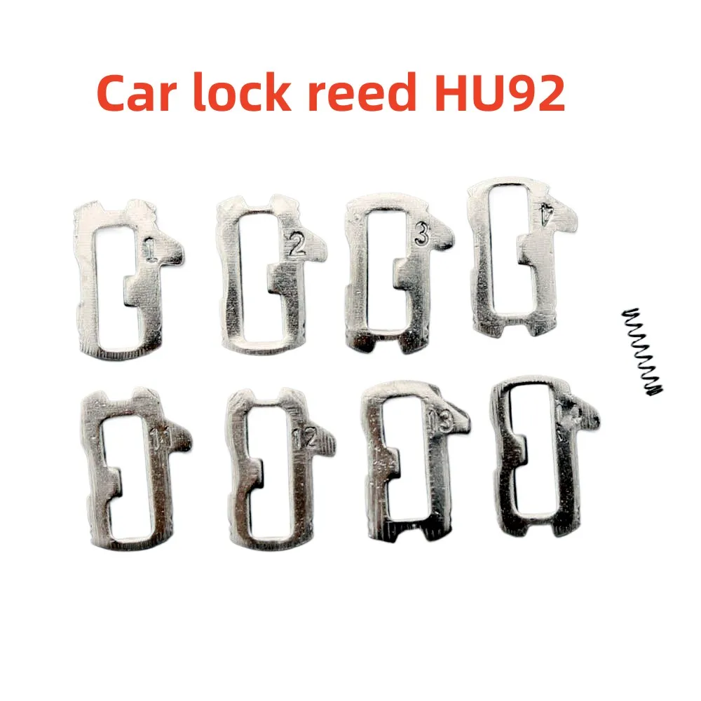 200Pcs/lot HU92 Car Key Lock Reed Lock Plate for BMW Car Lock Repair Car Accessories 8 Types Each 25pcs