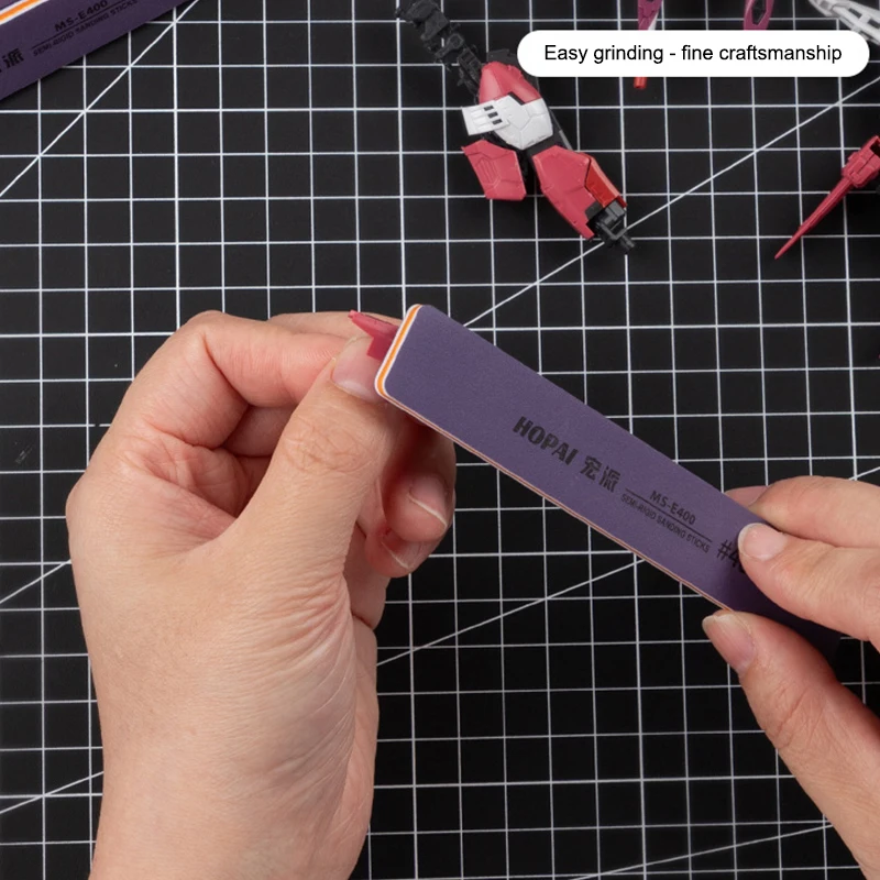 

6Pcs Semi-rigid Sanding Sticks MS-E400-1500 Model Polishing Rod DIY Assembly Model Making Grinding Tools Accessories