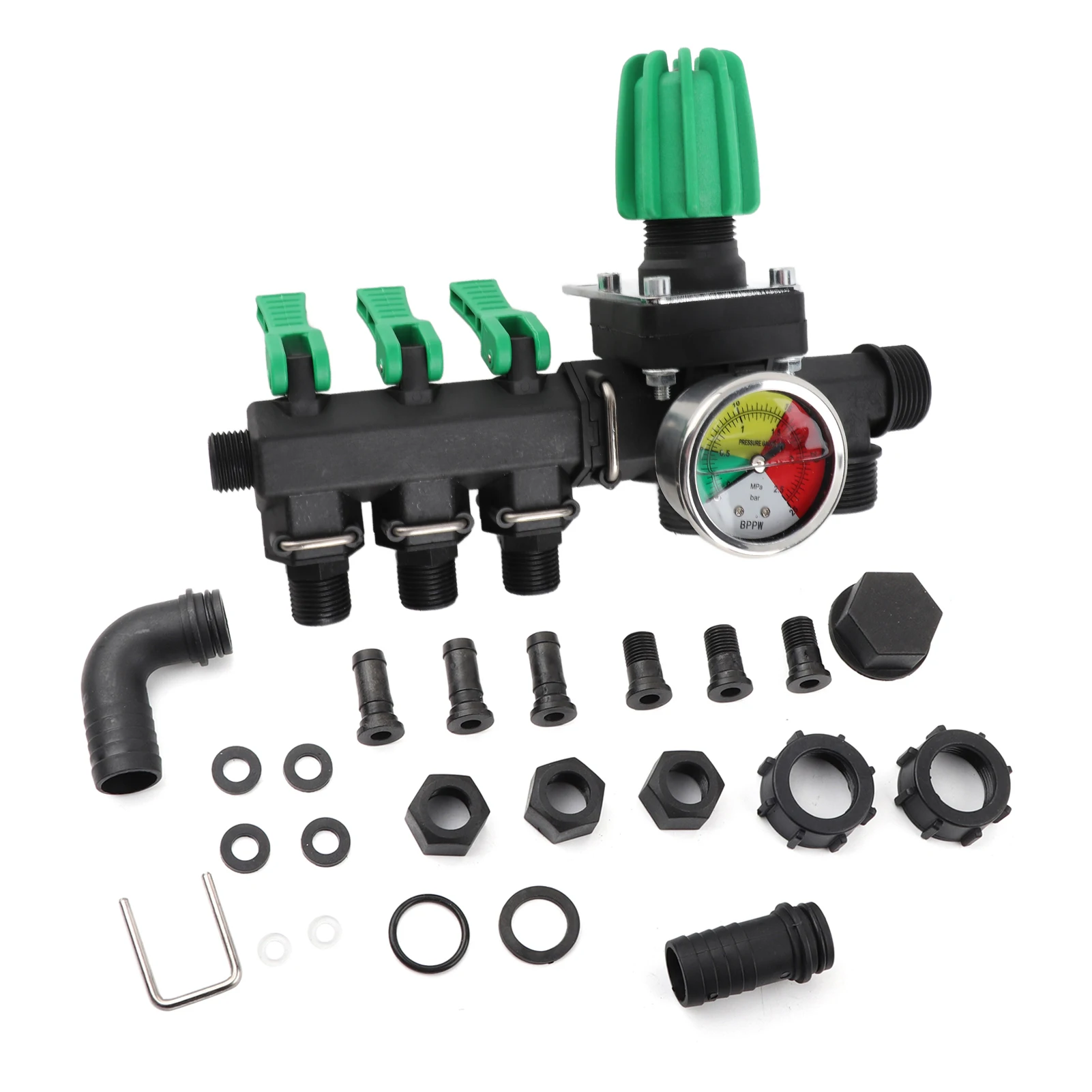 

Agricultural Sprayer Control Shut Off Valve 3 Way Water Splitter 3 Way Water Control Valve Sprayer Splitter