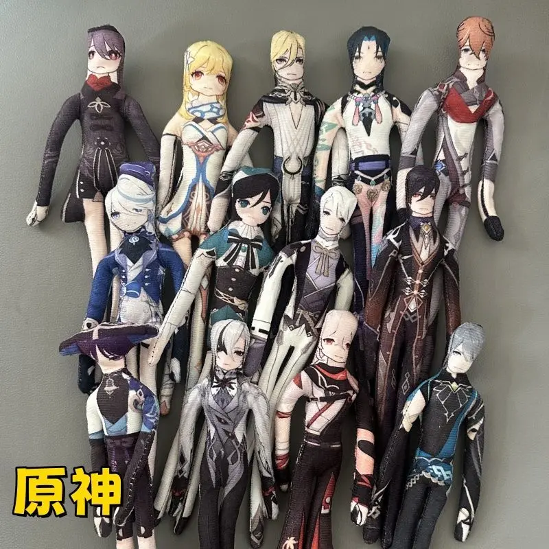 Boneco de Pelúcia Cosplay Wanderer Xiao Morax do Jogo Genshin Impact, Forma Esguia e Flexível, Decoração de Quarto, Modelo Abstrato, Presentes