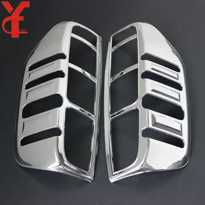 Car Tail Light Cover Lamp Trim For Nissan Frontier Navara D40 2006 2007 2008 2009 2010 2011 2012 2013 Exterior Accessories