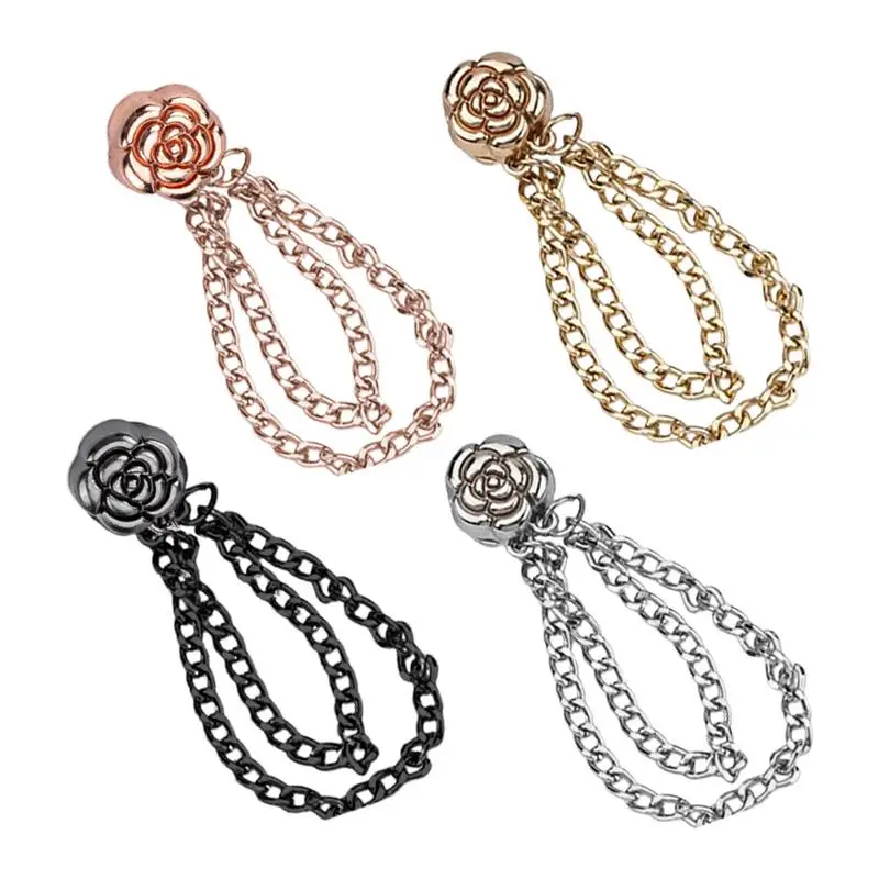 Magnetic Shirt Clips For Women Clothing Magnetic Chain Hijab Clips Magnetic Clothing Accessories Suitable For Scarves Turbans