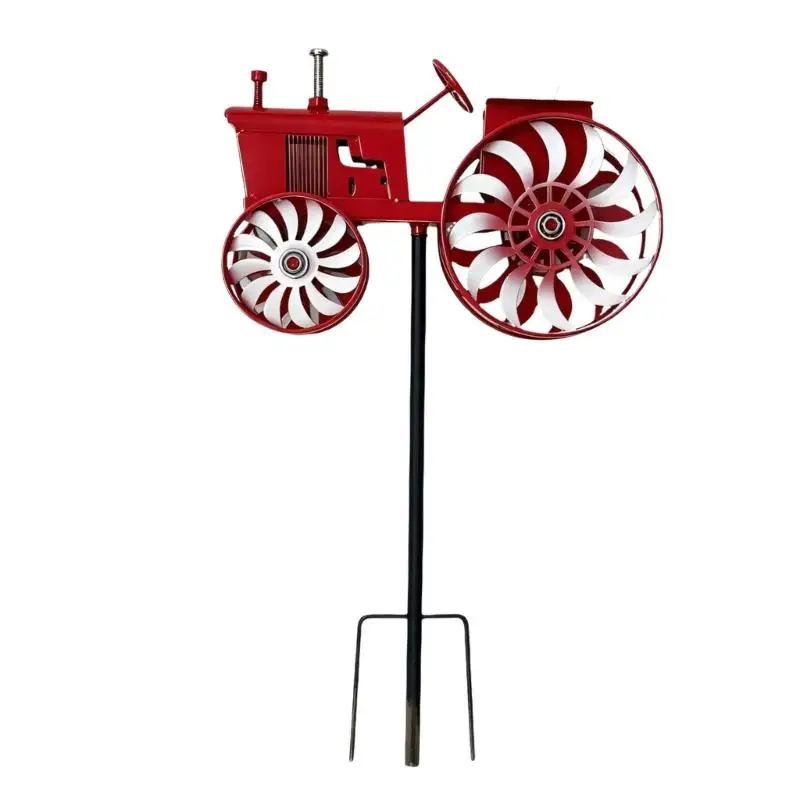 E8BD Whimsical plough spindler Decorative Accent For Garden And Porch Setting