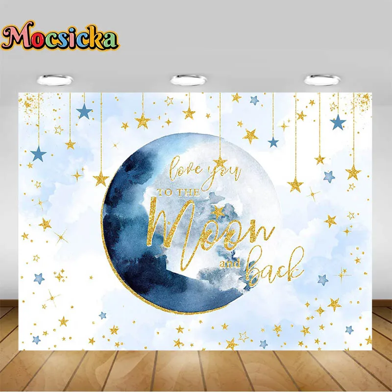 الوليد 1st عيد ميلاد التصوير خلفية الذهب نجوم لوحة دائرية استحمام الطفل ديكور الحفلات الدعائم الاطفال صورة الخلفيات