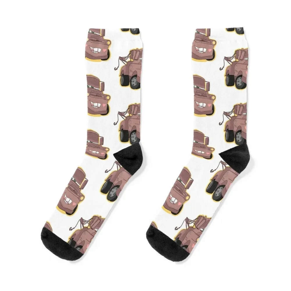 

Tow Mater Kawaii Socks valentine gift ideas sports and leisure cartoon retro Socks For Girls Men's