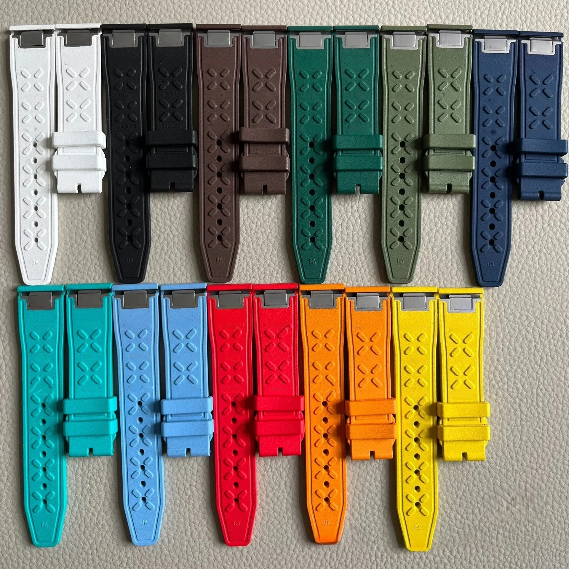 NF Top quality quick Fluororubber Watchband 20mm for  Pilot Portofino  Series IW388114 IW388108 PORTUGIESER Strap