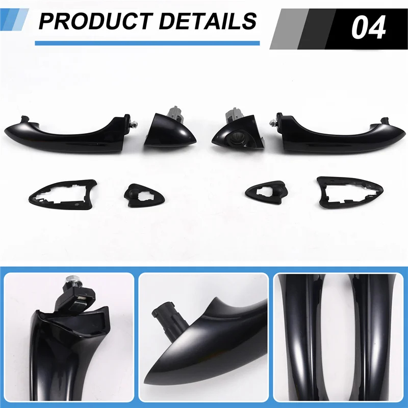 

A99F-Exterior Door Handle 51218243618 Outer Door Handle 51218243617 Door Handle Forbmw X5 Right Hand Drive