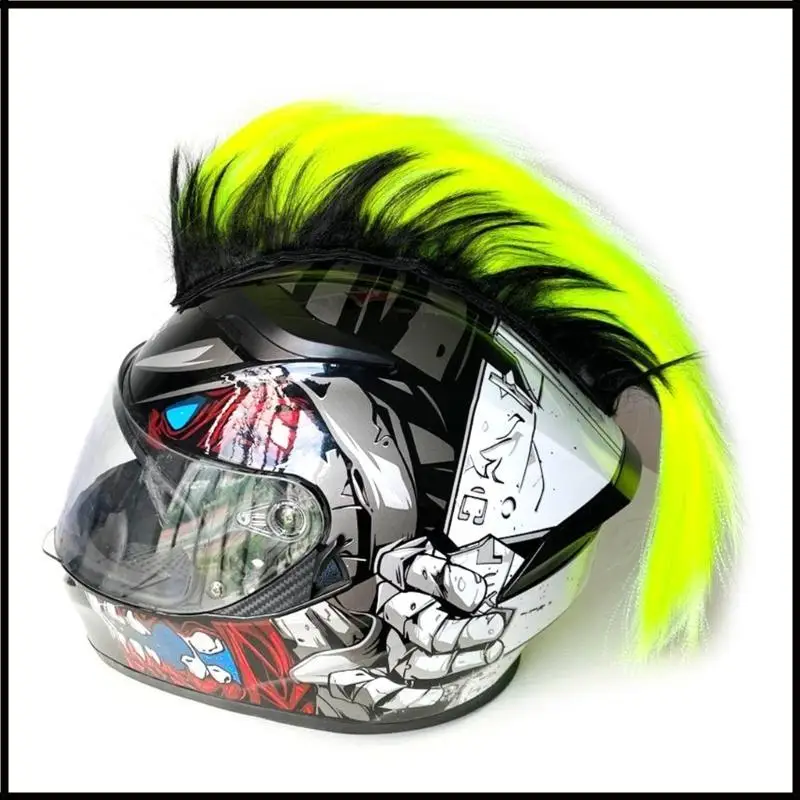 

Стильные шлемы шлемы украшения легко установить шлемы парик для гонщиков, которые любят выделиться на велосипедных собраниях