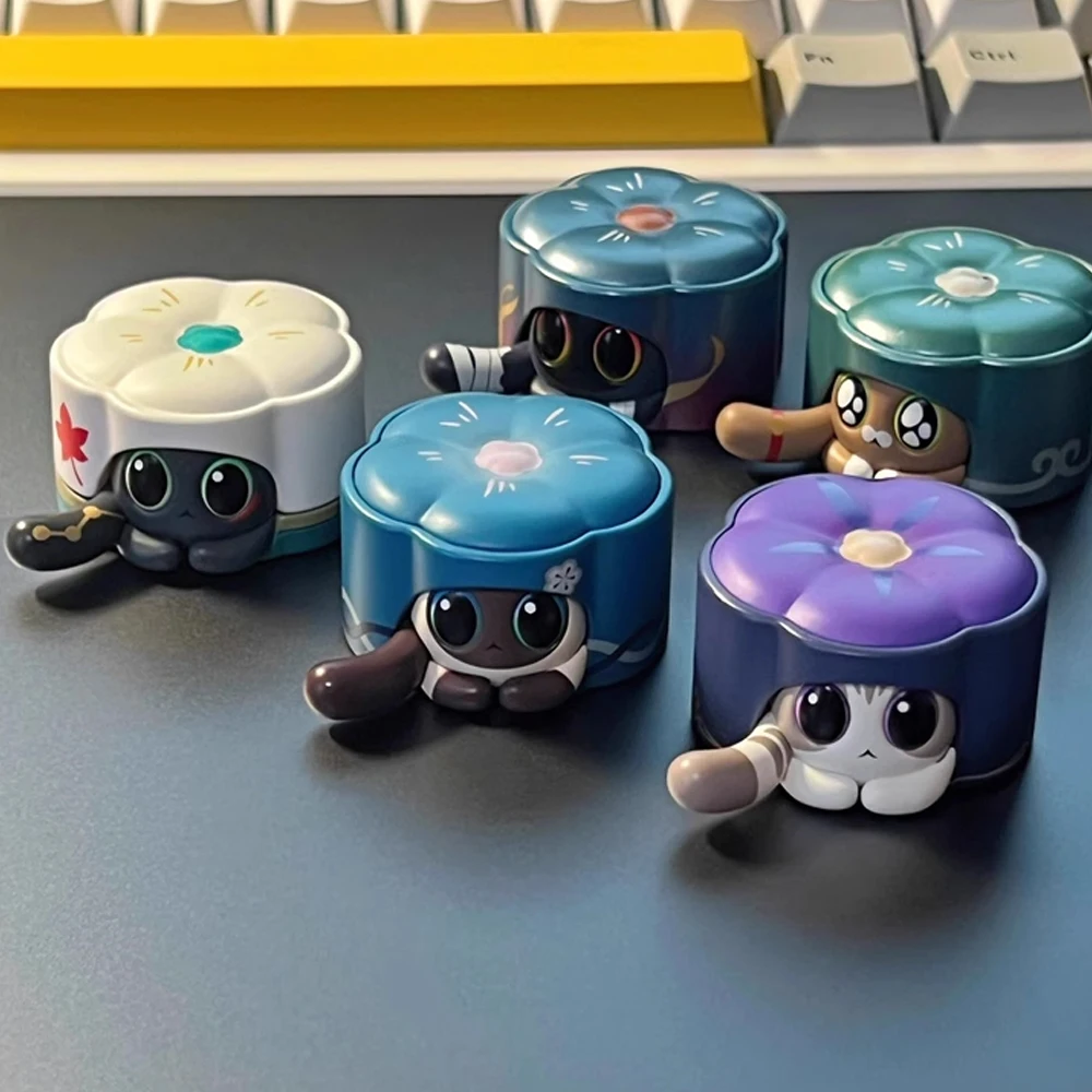 Honkai Baru: Figur Mini Koleksi Rel Bintang Kotak Buta Hadiah Anak Merchandise Mihoyo Resmi Seri Mini Kreasi Ruan Mei