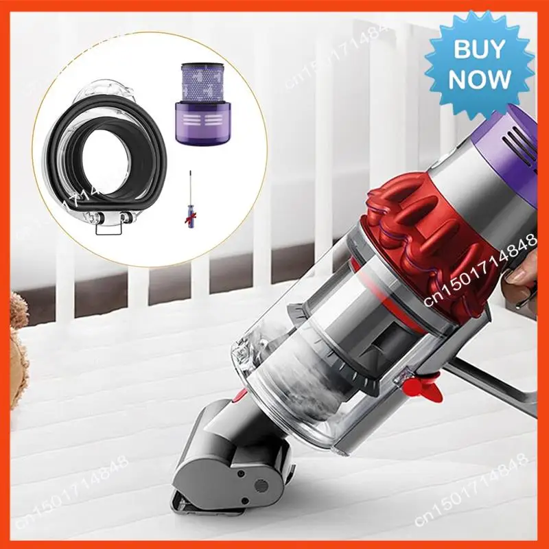 BISM Coperchio del contenitore della polvere con kit filtri Fordyson V10 Accessori per aspirapolvere digitali sottili Coperchio del secchio della polvere con anello di tenuta