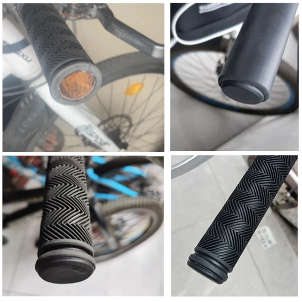 4pcs Bicycle Handlebar Plugs Plastic Mountain Road Bike Grips Cap Covers Handlebar End Plug MTB Handle Grip Bar End Stoppers - view 4