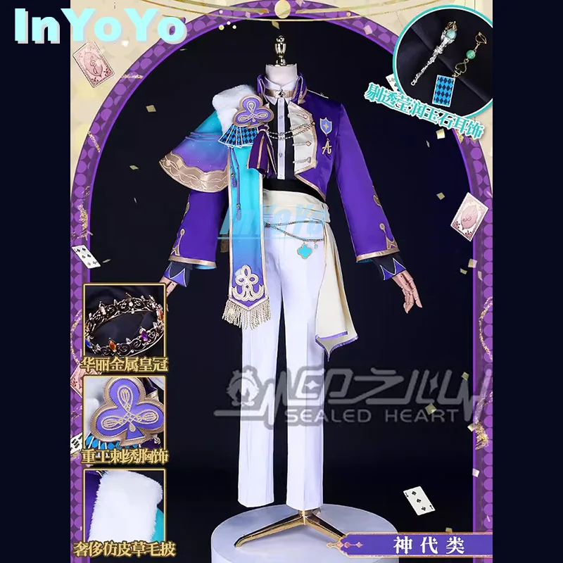 InYoYo Kamishiro Rui Cosplay Costume Project Sekai PJSK Cos Fashion Uniform Halloween Party Outfit Women Men Clothing S-XXL New