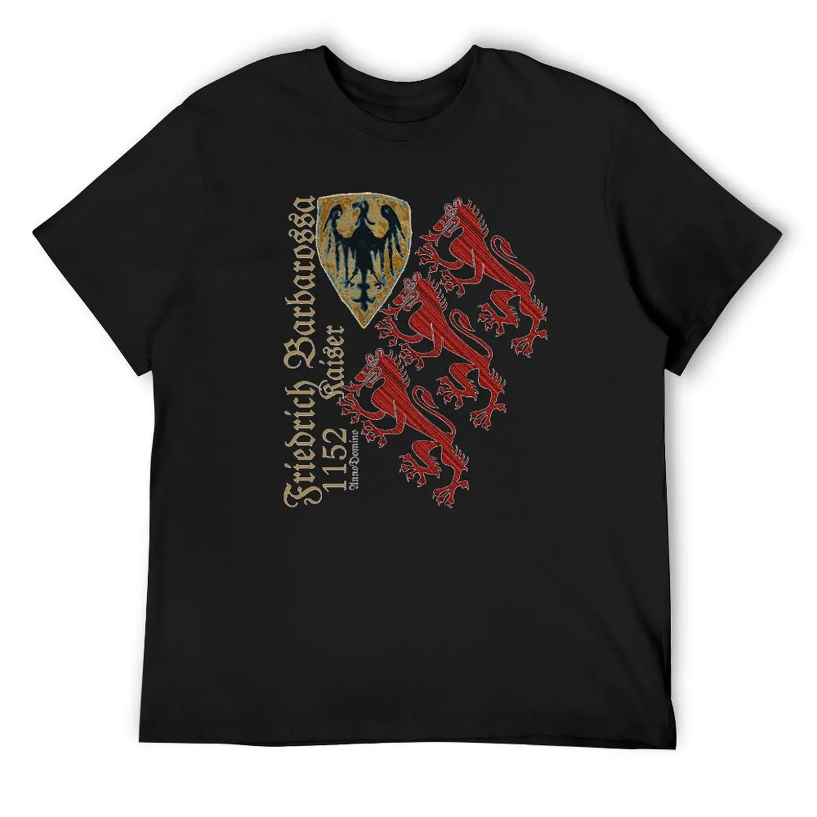 

Medieval Lions of Kaiser Barbarossa T-Shirt clothes animal prinfor boys oversized t shirt customs outfits for men