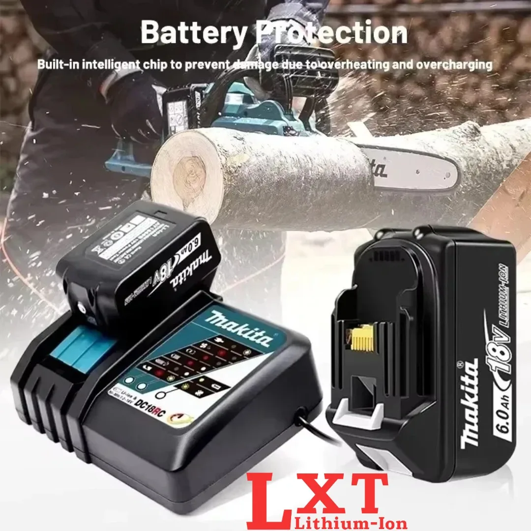 

100% Original Makita 6Ah/5Ah/3Ah Makita 18V Battery BL1830B BL1850B BL1850 BL1840 BL1860 BL1815 Replacement Lithium Battery