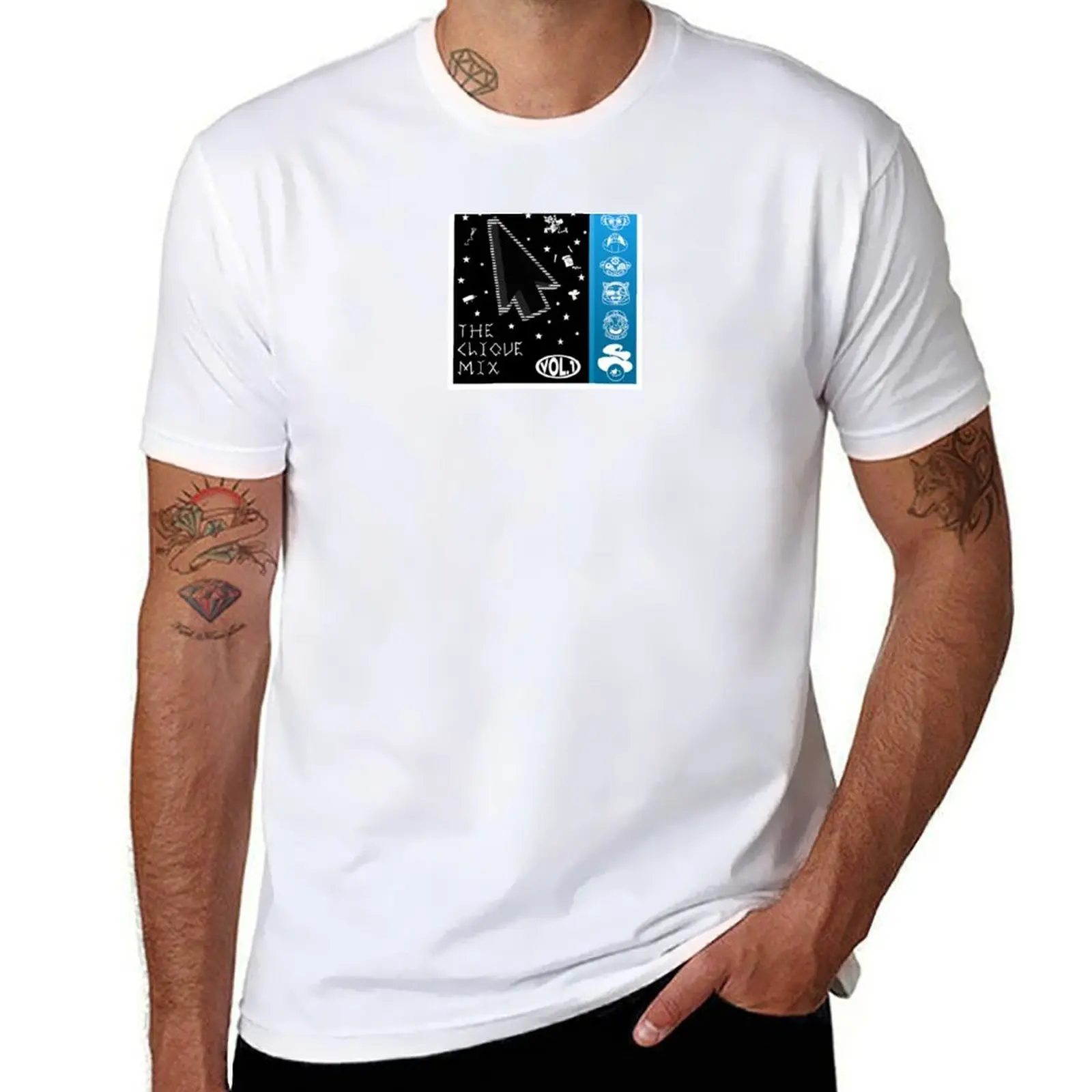 

THE CLIQUE MIX VOL. 1 T-Shirt man t shirts cotton man tshirt T-Shirt